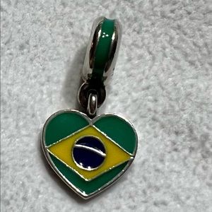 Brazil Flag Pandora Charm